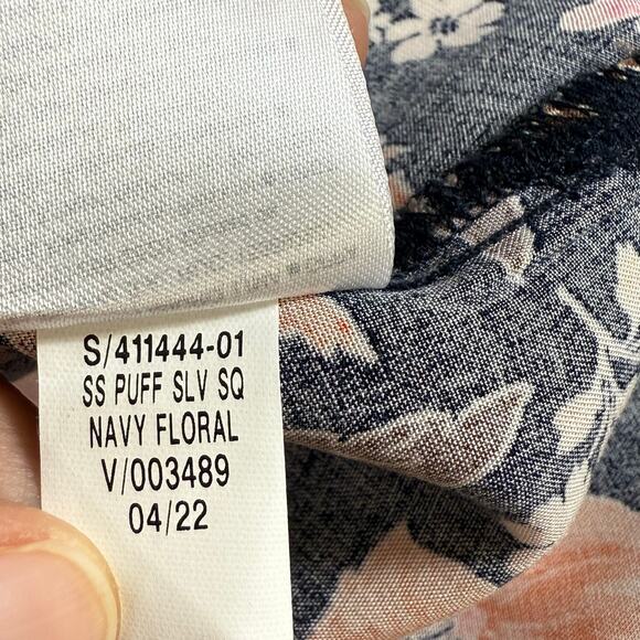 Old Navy Peasant Dress Size 4X Plus Puff Sleeve Cottagecore Floral Boho Prairie - Picture 13 of 16